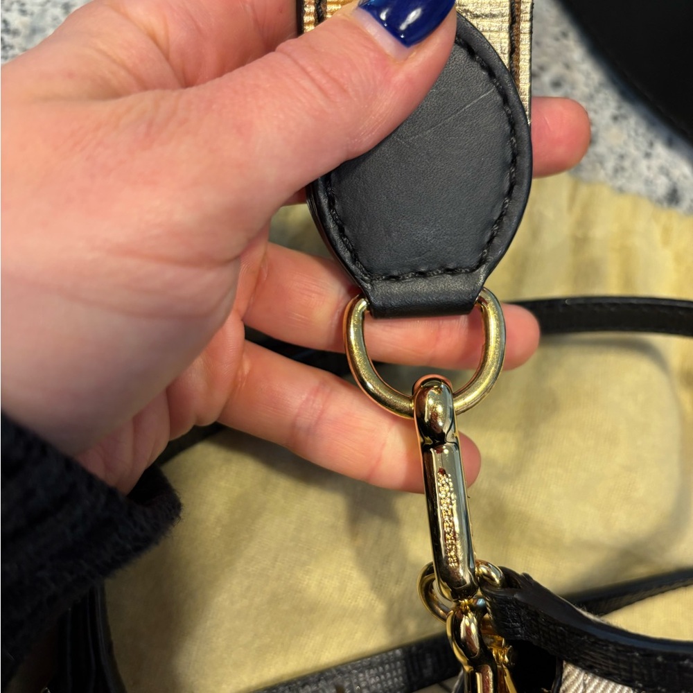 Burberry Belt Bag Crossbody Signature Check Gold Buckle w/ Dust Bag - Picture 9 of 16